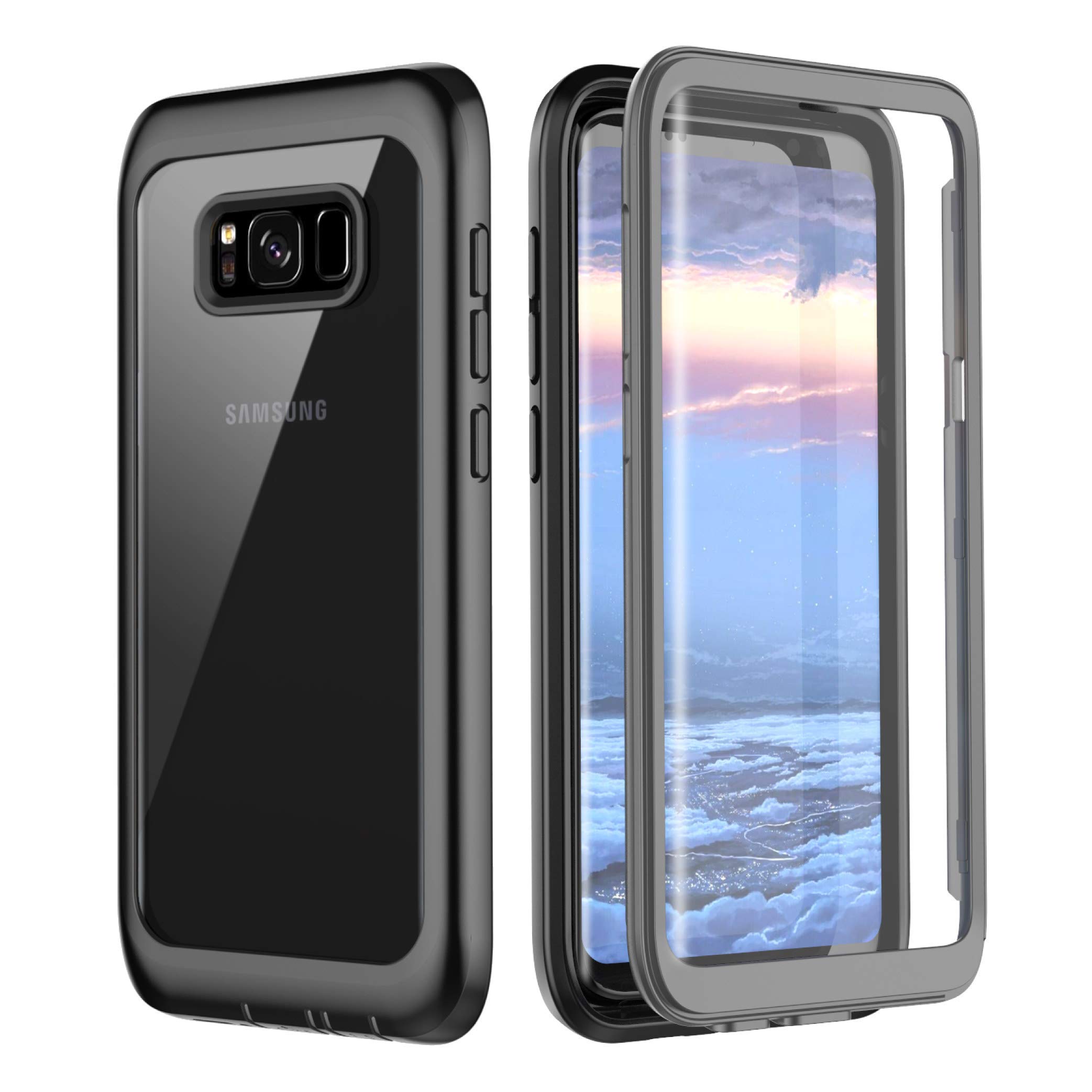 Amazon.com: Pakoyi Samsung Galaxy S8 Case, Full Body Bumper Case